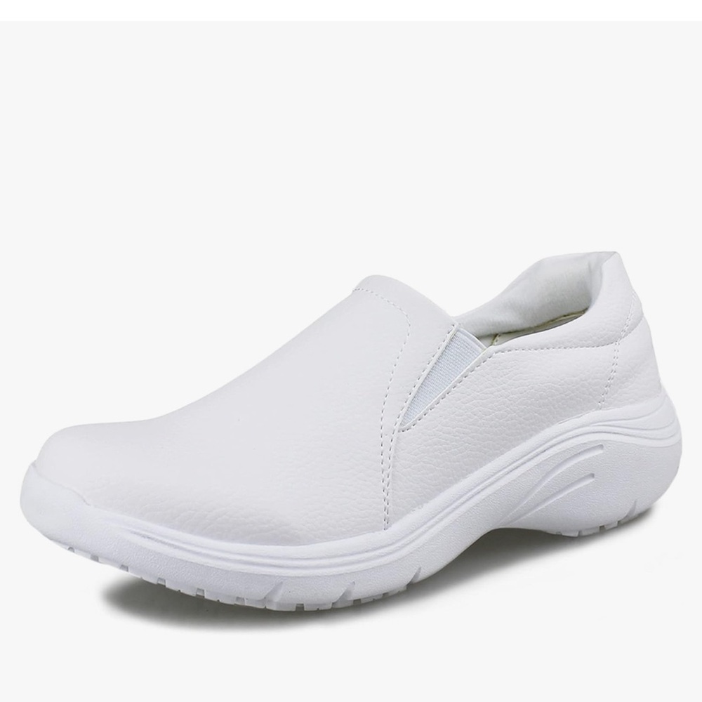 Hawkwell White Slip-On Comfort Athletic Shoe